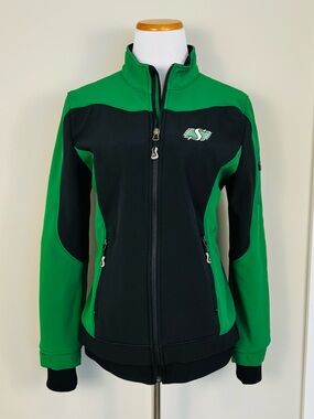Saskatchewan Roughriders Green & Black Softshell Jacket